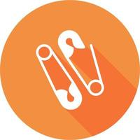 Safety Pin Vector Icon