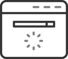 Website Loading Vector Icon