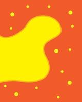 Abstract background with yellow and red spots. Vector illustration for your design