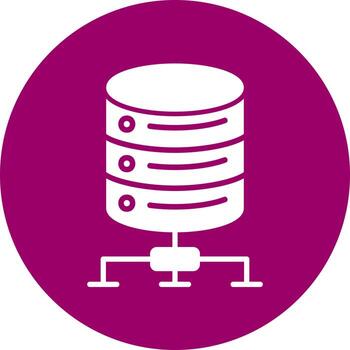 Database Storage Vector Icon