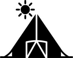 Tent Vector Icon