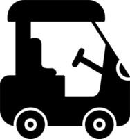 Golf Cart Vector Icon