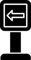 Turn Left Vector Icon