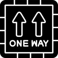 One Way Vector Icon