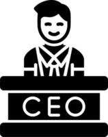 CEO vector icono