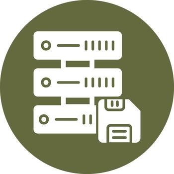Save Data Vector Icon