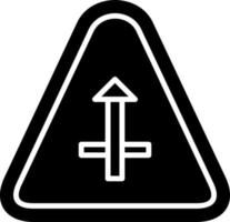 Crossroads Ahead Vector Icon