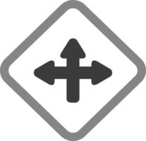 Intersection Vector Icon