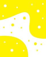 Abstract yellow background with white dots. Vector illustration for your design.