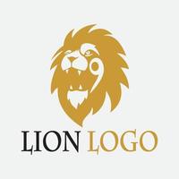 icono de vector de plantilla de logotipo de león