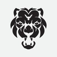 icono de vector de plantilla de logotipo de león