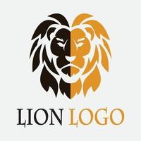 icono de vector de plantilla de logotipo de león