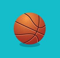 basketball ball isolated vector illustration