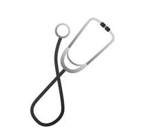 stethoscope medical symbol cartoon isolated vector illustration