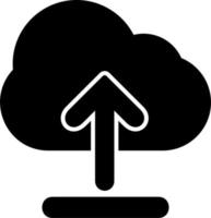 Cloud Upload Vector Icon