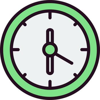 icono de vector de reloj