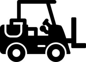 Forklift Vector Icon