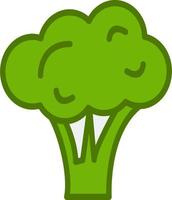 icono de vector de brócoli