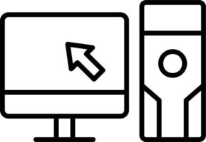 Computer Vector Icon