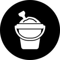 Sand Bucket Vector Icon