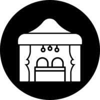 Beach Cabana Vector Icon