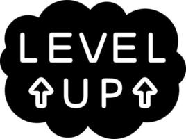 Level Up Vector Icon