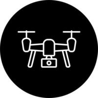 icono de vector de dron