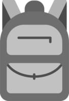 icono de vector de mochila