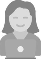 Working Woman Vector Icon