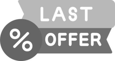 Last Offer Vector Icon