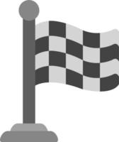 carrera bandera vector icono