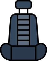 Car Seat Vector Icon