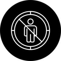 No Entry Vector Icon