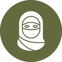 Niqab Vector Icon