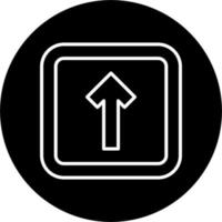 One Way Traffic Vector Icon