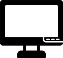 monitor de icono de vector