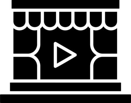 icono de vector de botón de reproducción