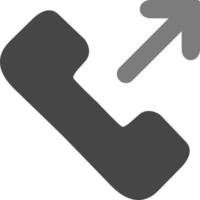 Outgoing Call Vector Icon