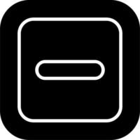 Minus Vector Icon