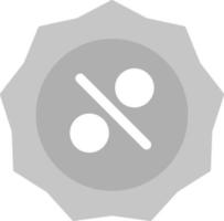 Badge percent Vector Icon