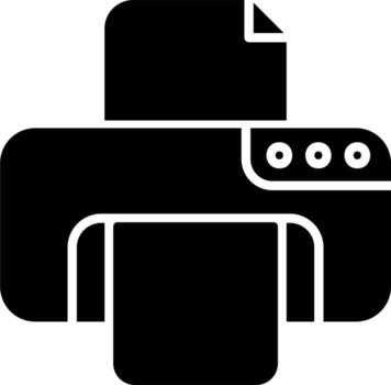 icono de vector de impresora