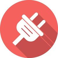 icono de vector de enchufe