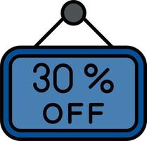 30 Percent Off Vector Icon