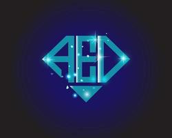 AEO letter logo creative design. AEO unique design. vector