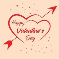 Feliz día de San Valentín vector