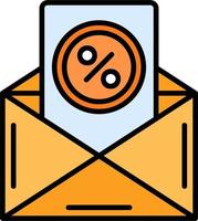 icono de vector de correo