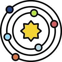 Solar System Vector Icon