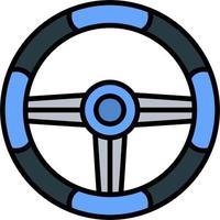 Steering Wheel Vector Icon