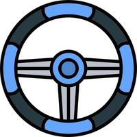 Steering Wheel Vector Icon