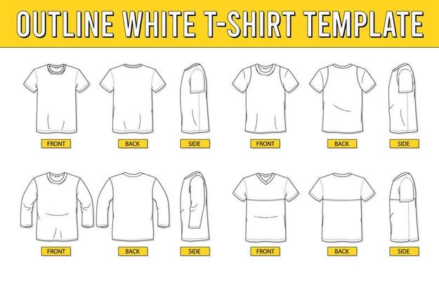 T Shirts Template Vector Art, Icons, and Graphics for Free Download